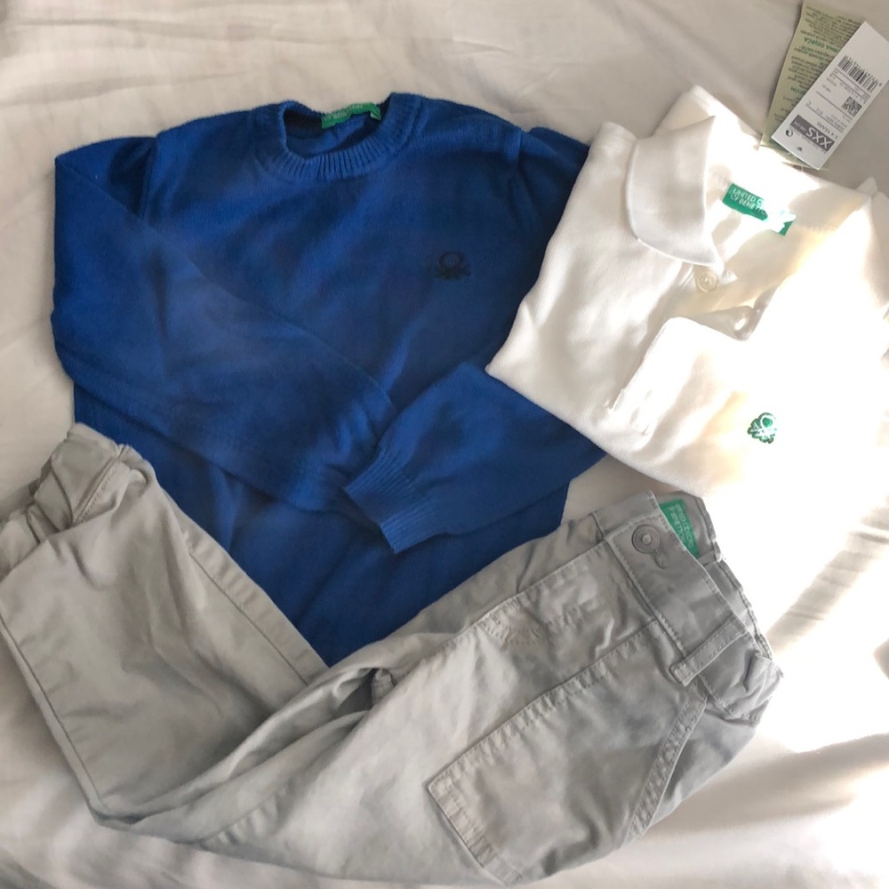 United Colors of Benetton Toddler Boys Outfit Set Size XXS (3-4 years)